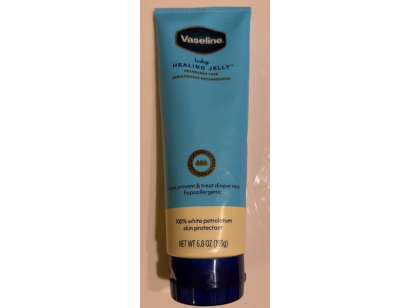 Vaseline Baby Healing Jelly, Fragrance Free, 6.8 oz/193 g
