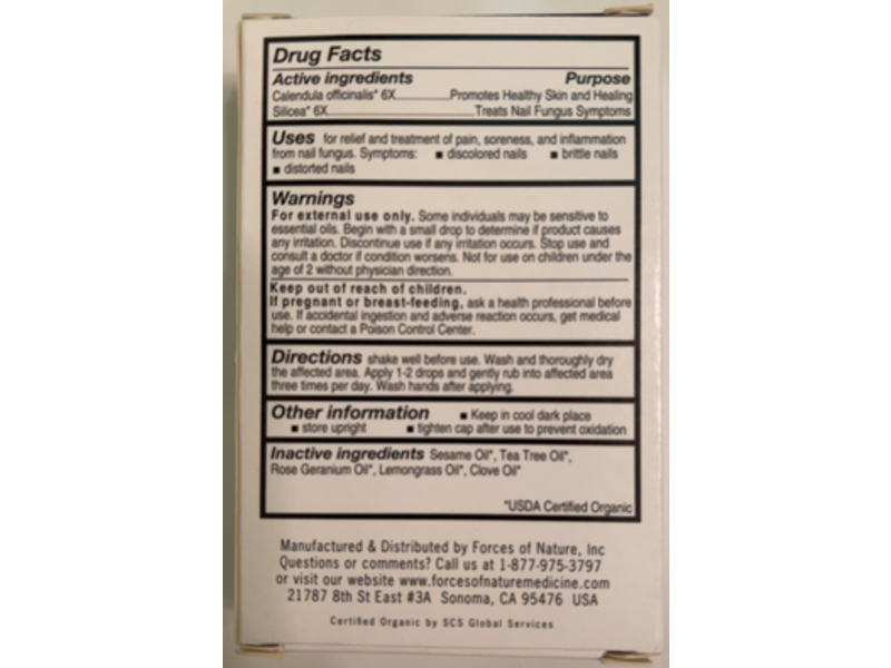 Forces Of Nature -Natural Organic Nail Fungus Treatment, 17 oz/5 mL