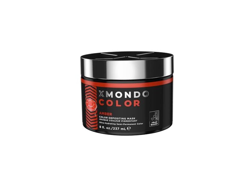 Xmondo Color Semi-Permanent Red Dye Hair Color, Amber Mask, fl oz/237 mL