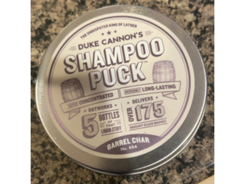Duke Cannon Shampoo Puck, Barrel Char, 4.2 oz