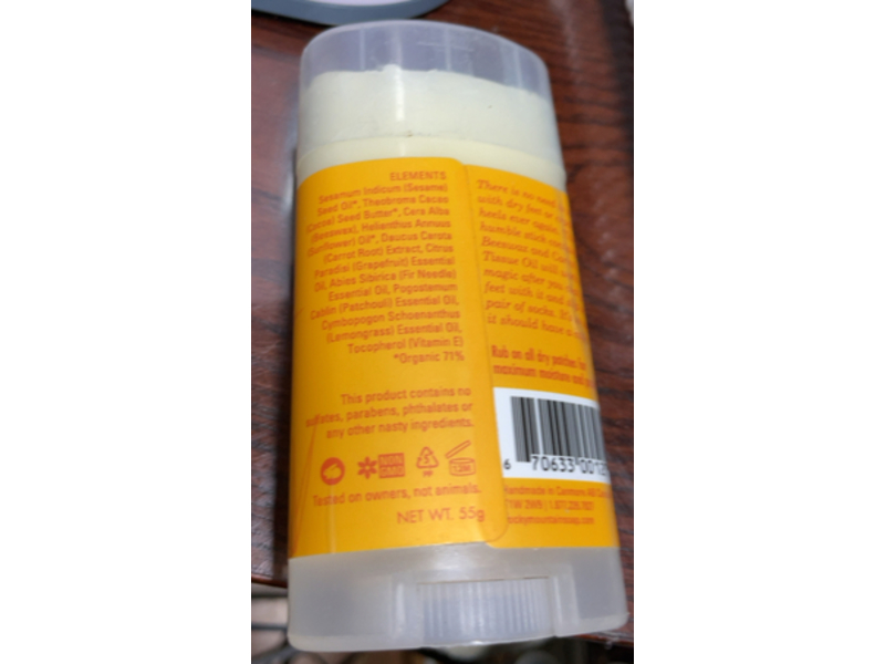 Rocky Mountain Soap Company Foot Butter, Fir Needle, 55 g