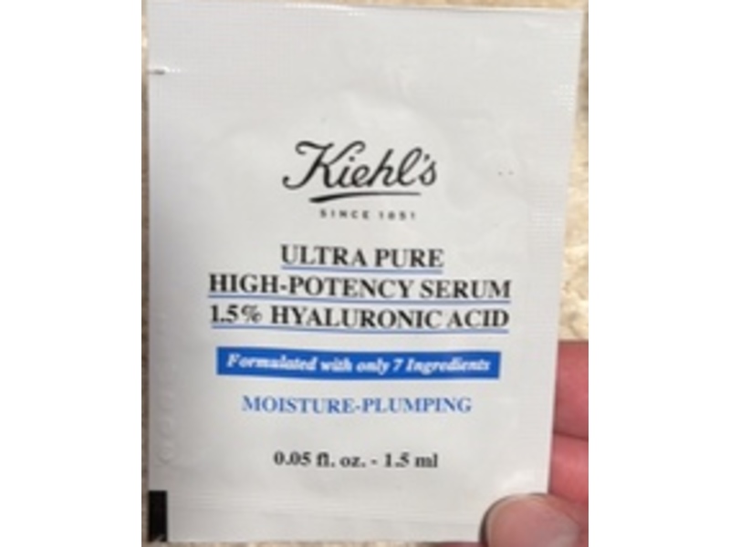 kiehl's Since 1851 Ultra Pure High-Potency Serum, 1.5% Hyaluronic Acid, 0.05 fl oz/1.5 mL