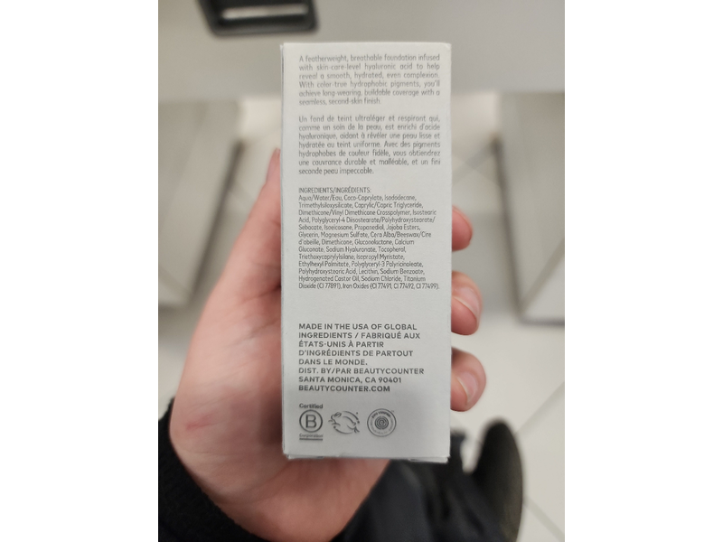 Beauty Counter Skin Twin Featherweight Foundation, Fair 150, 1 oz/30 mL