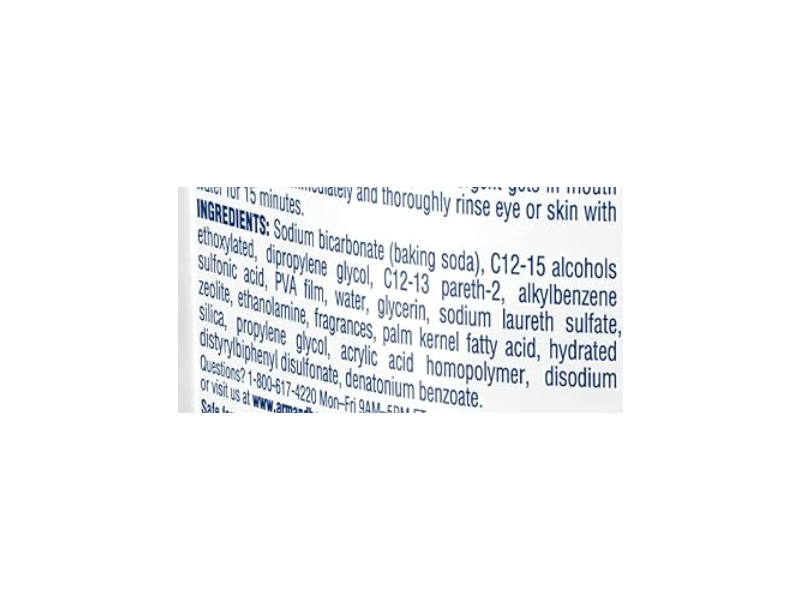 Arm & Hammer 5 In 1 Power Paks, Sensitive Scent, 40 paks