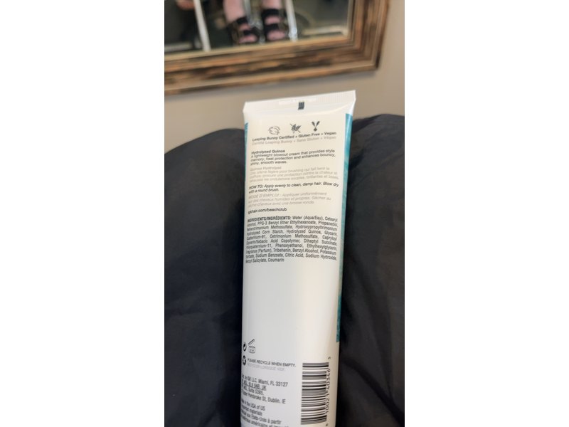 Igk Beach Club Bouncy Blowout Cream, 4.5 fl oz/133 ml