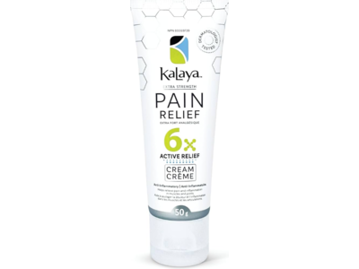 Kalaya Pain Relief Cream, 6X Active Relief, 50 g