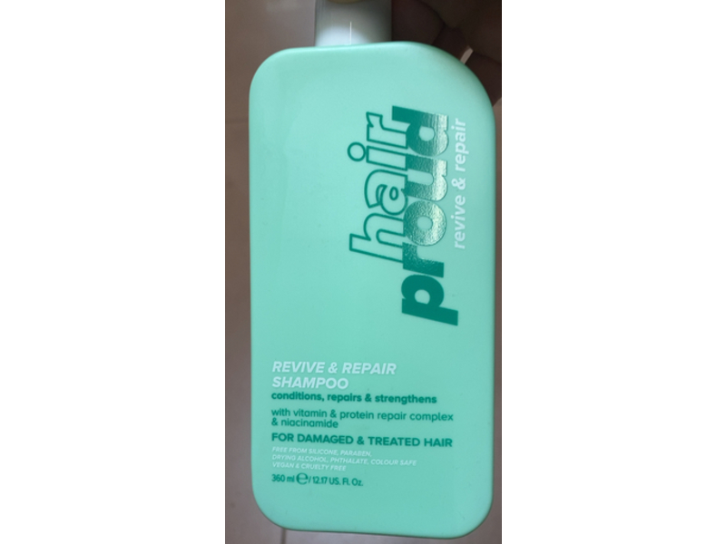 Hair Proud Revive & Repair Shampoo, 12.17 fl oz/360 mL, Pack Of 3