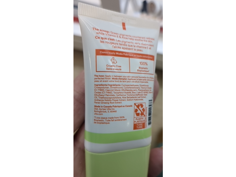 Ulta Beauty Red Rescue Face Primer, 1 fl oz/30 mL