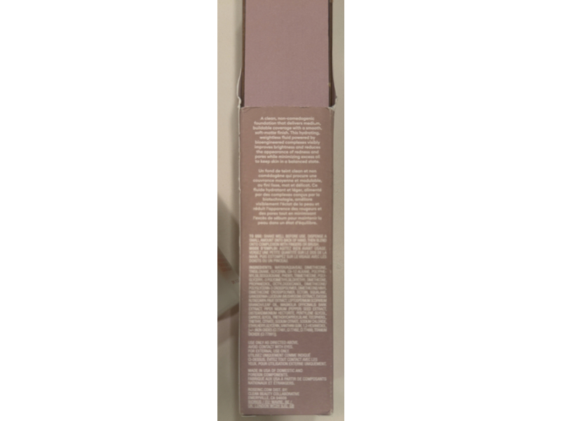 Rose Inc Softlight Skin-Smoothing Liquid Foundation, 8N Light Neutral, 1 fl oz/30 mL