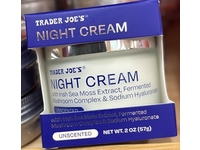 Trader Joe's Night Cream, Irish Sea Moss, Mushroom Complex & Sodium Hyaluronate, 2 fl oz/57 g - Image 3