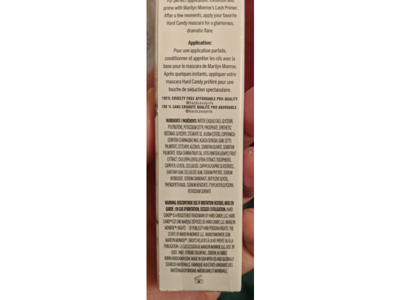 Hard Candy Lash Primer, Volume Lashes, 0.31 fl oz/9 g