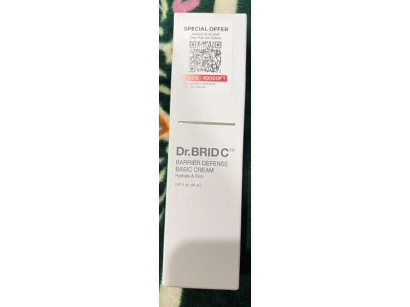 Vitabrid C12 Dr.Brid C Barrier Defense Basic Cream, 0.67 fl oz/20 mL
