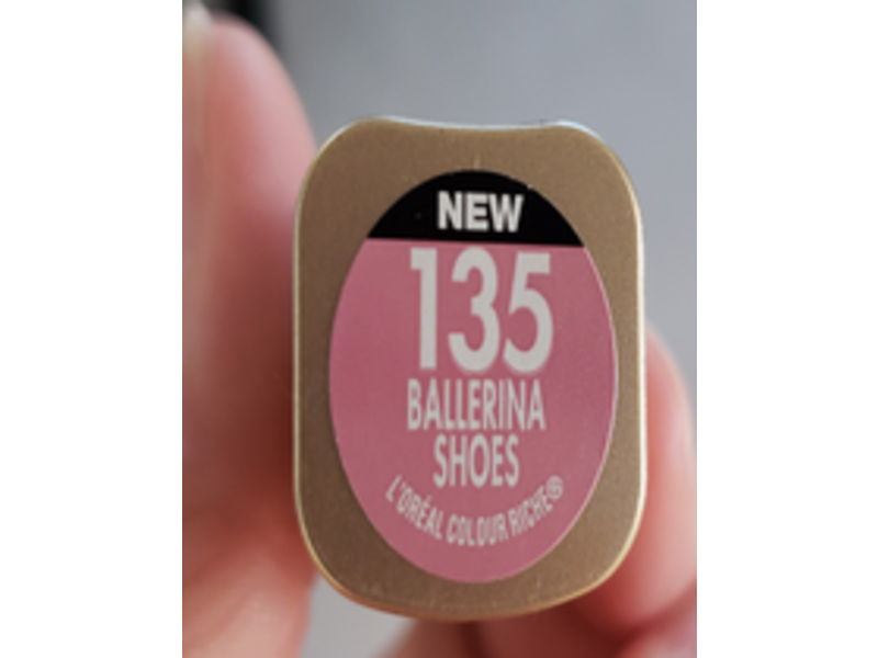 L'Oréal Paris Makeup Colour Riche Original Creamy, Hydrating Satin Lipstick, 135 Ballerina Shoes, 0.13 oz