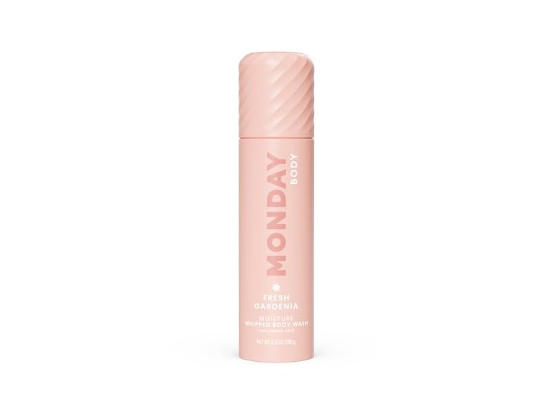 Monday Haircare Moisture Whipped Body Wash, Fresh Gardenia, 8.8 oz/250 g