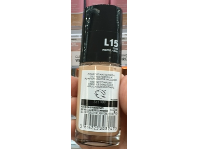 CoverGirl TruBlend Matte Made Foundation, L15 Porcelain, 1 fl oz/30 mL