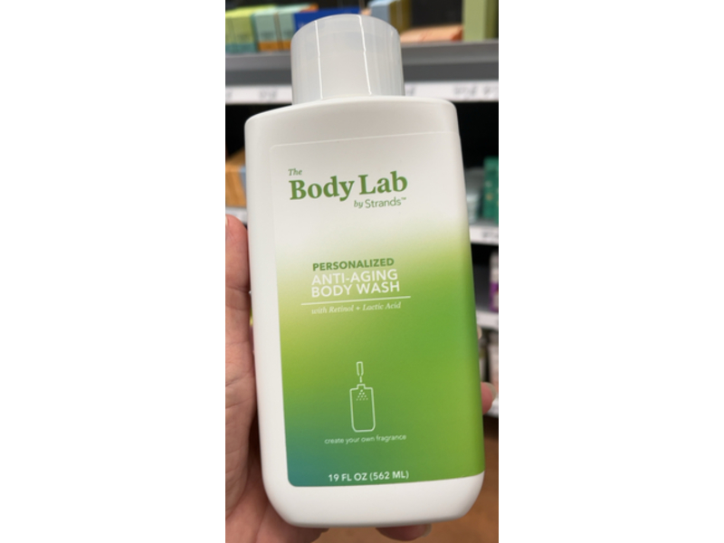The Body Lab Anti-Aging Body Wash, Retinol + Lactic Acid, 19 fl oz/562 mL