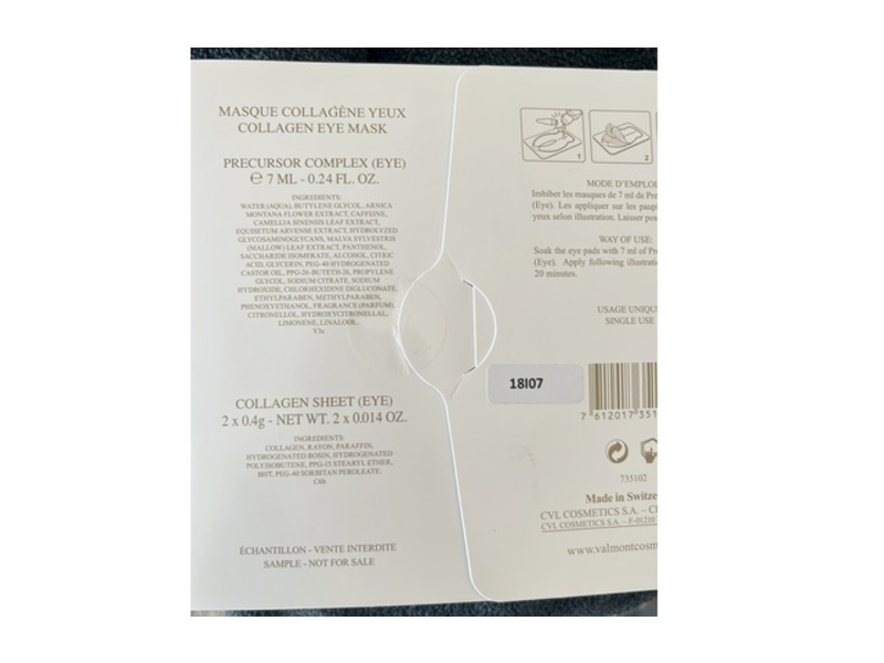 Valmont Eye Regenerating Mask Kit