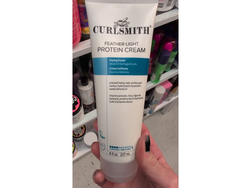 Curlsmith Feather-Light Protein Cream, 8 fl oz/237 mL
