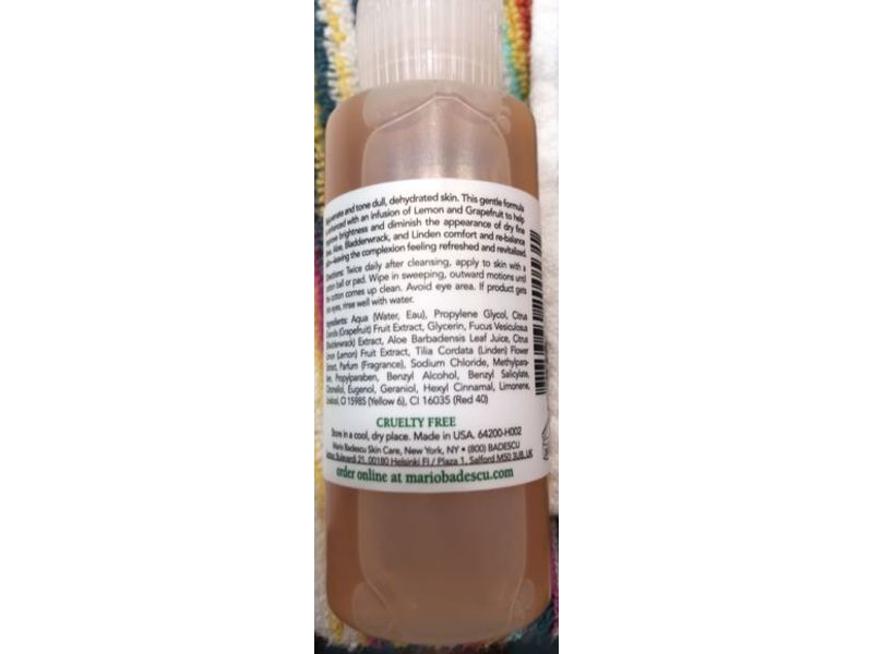 Mario Badescu Skin Care Cleansing Lotion, Alpha Grapefruit, 2 fl oz/59 mL