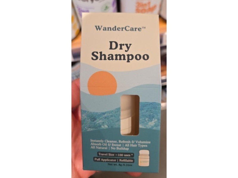 WanderCare Dry Shampoo, 0.35 oz/8 g