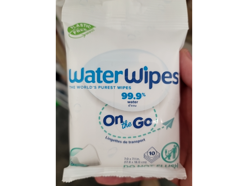 WaterWipes Baby Wipes, On The Go, 10 Count