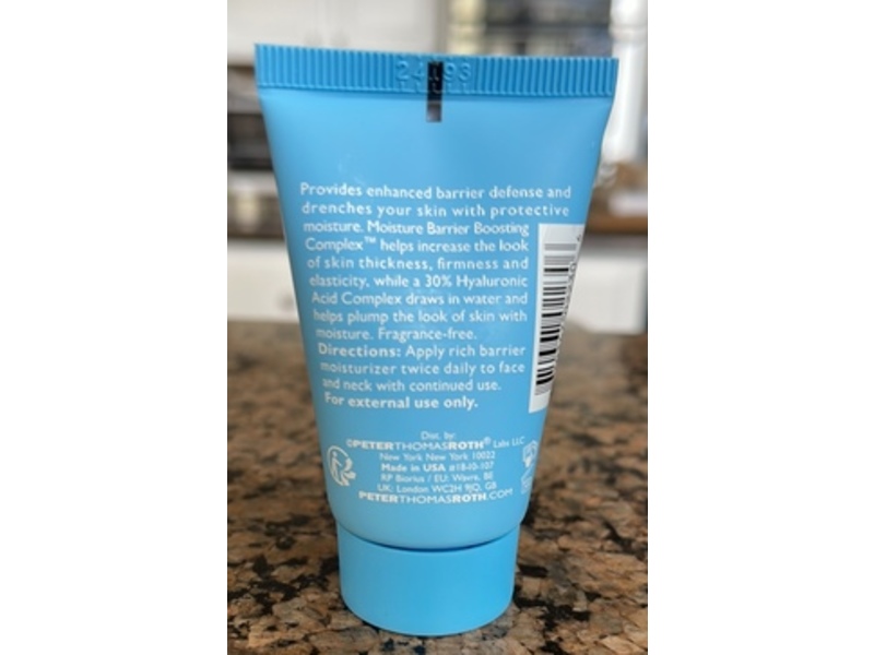 Peter Thomas Roth Hyaluronic Cloud Rich Barrier Moisturizer, Water Drench, 0.5 fl oz/15 mL