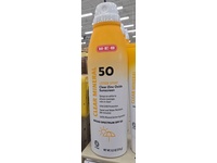 H.E.B Clear Mineral Lotion Spray Sunscreen, SPF 50, 6.3 oz/179 g - thumbnail 2