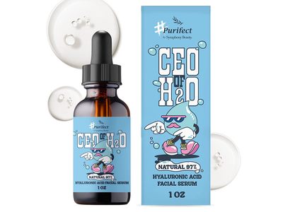 Purifect Ceo Of H₂O Hyaluronic Acid Facial Serum, 0.33 fl oz/10 mL