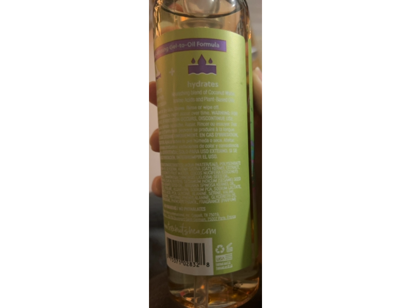 Tree Hut Electric Beach Moisturizing Shave Oil, Coconut Water + Amino Acids, 7.7 fl oz/227 mL