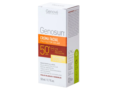 Genove Facial Sunscreen, SPF 50+, 1.7 fl oz/50 mL
