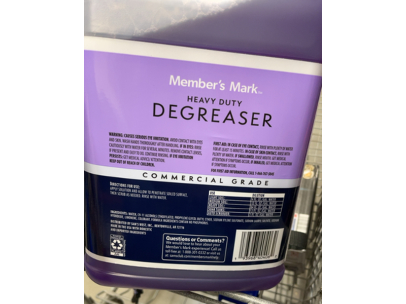 Member's Mark Heavy Duty Degreaser, 3.78 L