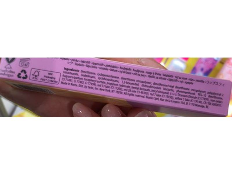 Tarte Cosmetics Sugar Rush Sugar Coat Velvet Liquid Lipstick, Cake Pop, 0.1516 oz/4.3 g