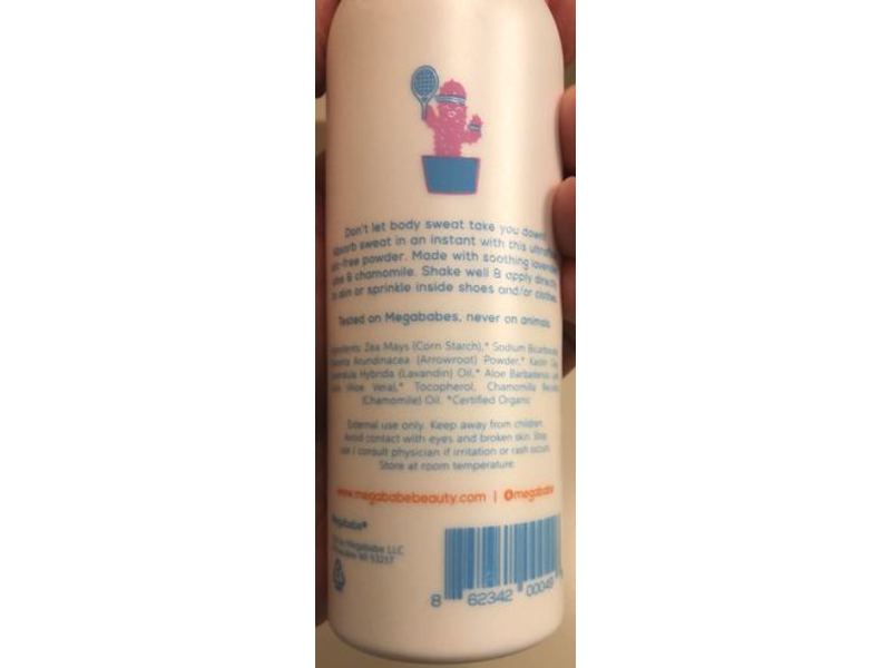 Megababe Body Dust Top To Toe Powder, Lavender & Aloe, 6 oz