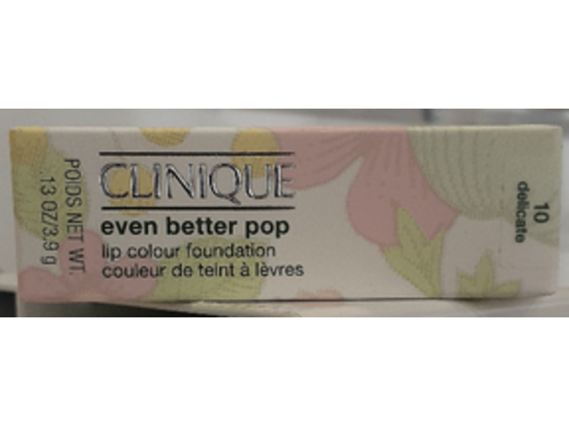 Clinique Even Better Pop Lipstick, 10 Delicate, 0.13 oz/3.9 g