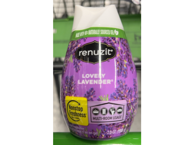 Renuzit Air Freshener, Lovely Lavender, 7.0 oz/198 g, Pack Of 12