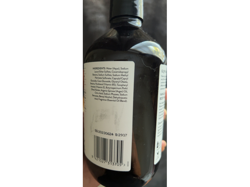 Glow Lab Body Wash, Vanilla Bean & Coconut