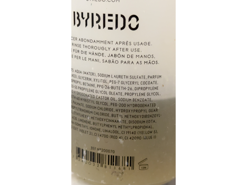 Byredo Vetyver Hand Wash, 15.2 fl oz/450 mL