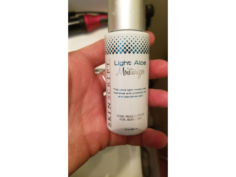 skin script light aloe moisturizer
