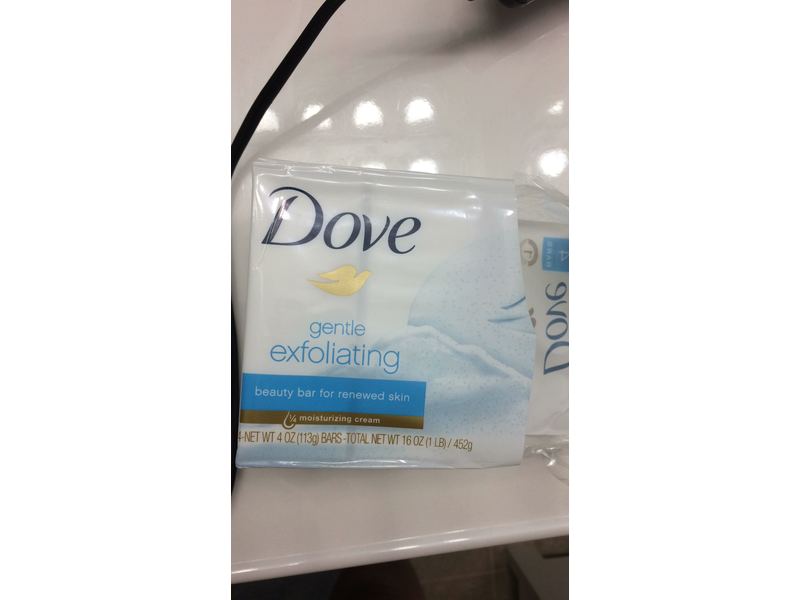 Dove Beauty Bar, Gentle Exfoliating, 4 oz