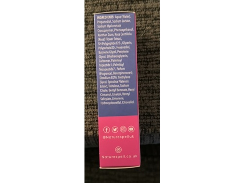 Nature Spell Hydrating Hyaluronic Anti Aging Face Serum, 1 fl oz/30 mL