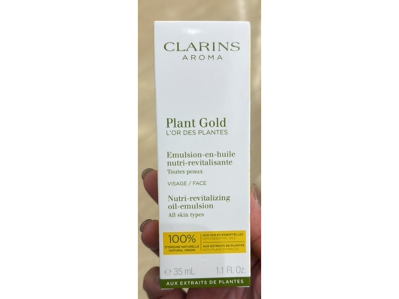 Clarins Aroma Plant Gold Face Nutri-Revitalizing Oil Emulsion, 1.1 fl oz/35 mL