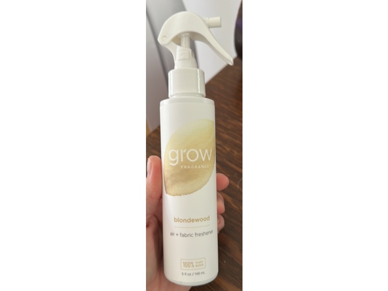 Grow Fragrance Air + Fabric Freshener, Blondewood, 5 fl oz/148 mL