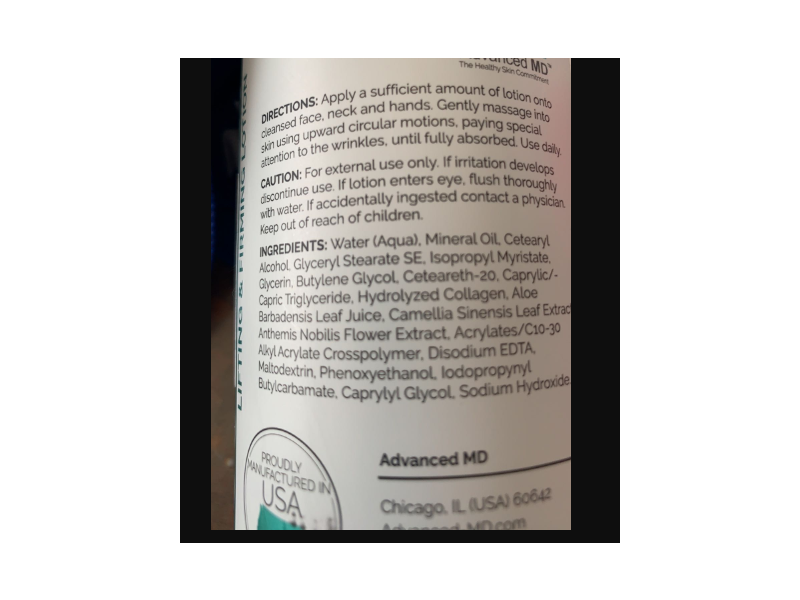 Advanced Md Professional Formula Soothing Lotion, Aloevera + Chamomile, 16 oz/454 g