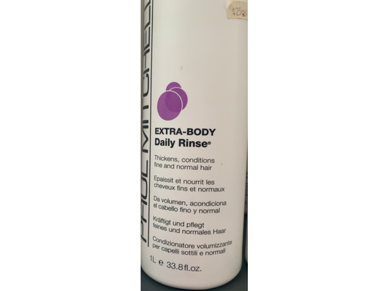 Paul Mitchell Extra Body Daily Rinse Conditioner, 33.8 fl oz/1 L