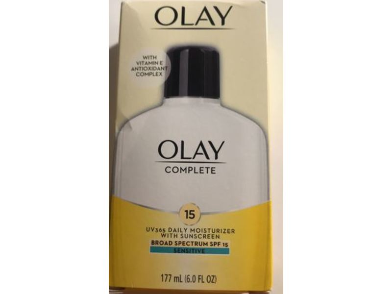 Olay Complete UV 365 Daily Moisturizer, SPF 15, Vitamin E Antioxidant Complex, 6 fl oz/177 mL