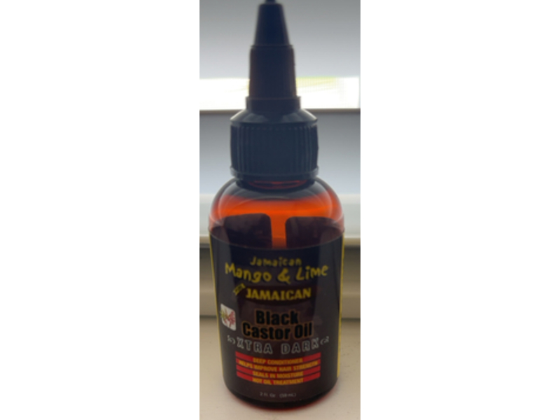 Jamaican Mango & Lime Black Castor Oil, Extra Dark, 2 fl oz/50 mL
