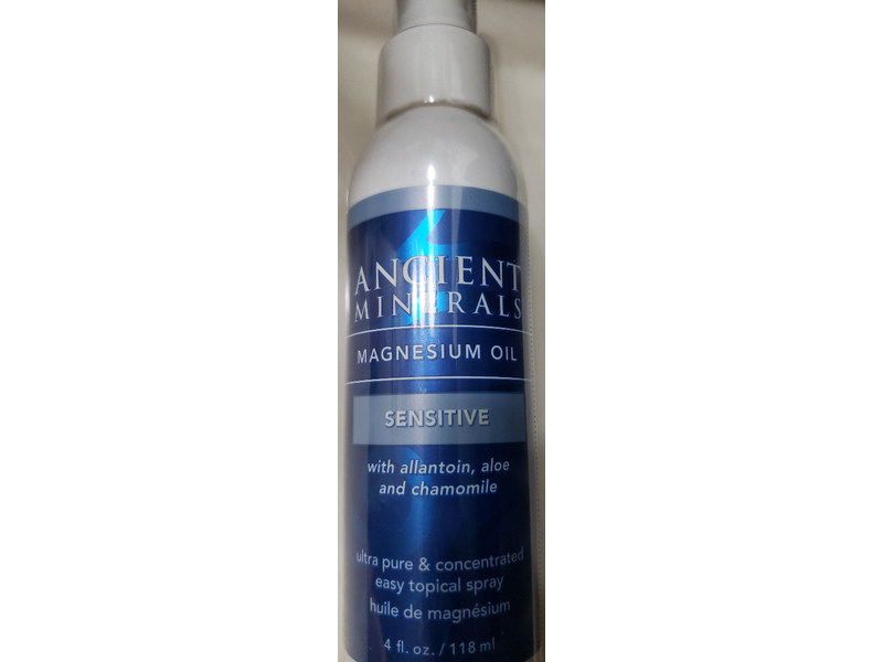 Ancient Minerals Magnesium Oil Sensitive, 4 fl o/118 mL