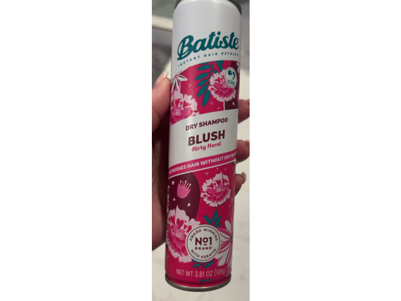 Batiste Dry Shampoo, Blush Flirty Floral, 3.81 oz/108 g