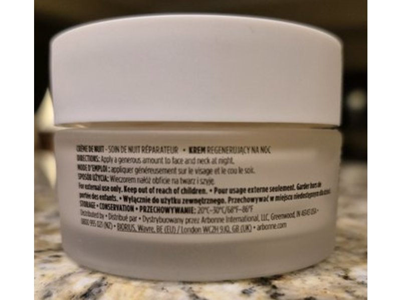 Arbonne Derm Results Solutions Night Cream, Overnight Repair, 1.7 oz/50 g