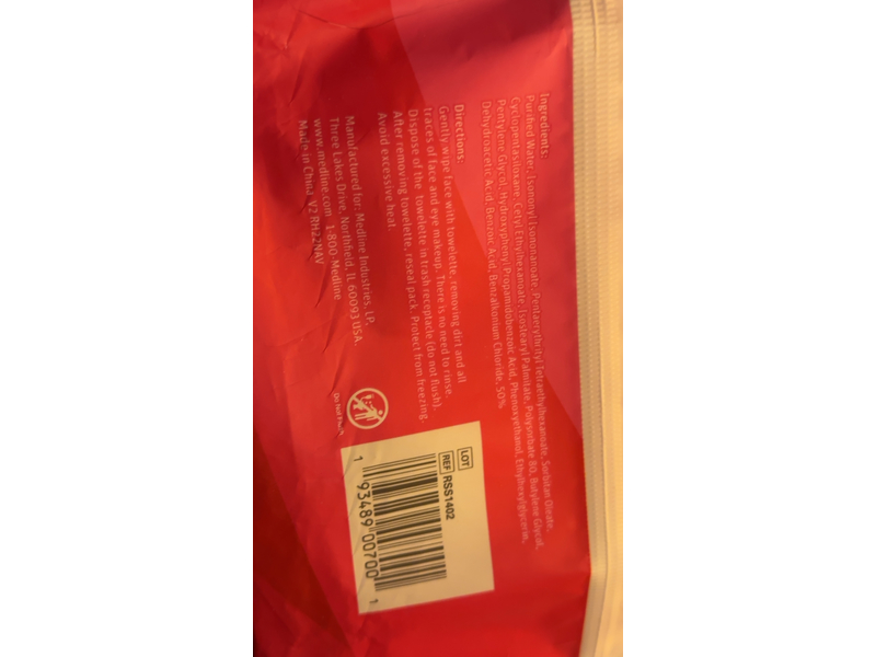 Simply Premium Soft Makeup Remover Towelettes, 25 Counts, Pack Of 2